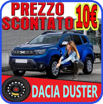 Ruotino di scorta Dacia Duster ( Ii, Hm ) 5 Fori Ruota 125/80 R17 Da Anno 2018 Fino ad Anno 2024