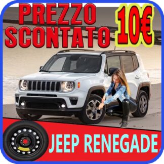 Ruotino di scorta Jeep Renegade ( Bu ) 5 Fori Ruota 145/90 R16 Da Anno 2014 Fino ad Anno 2024