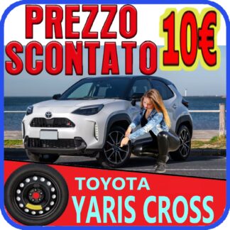 Ruotino di scorta Toyota Yaris Cross ( Xp210 ) 5 Fori Ruota 125/80 R17 Da Anno 2020 Fino ad Anno 2024
