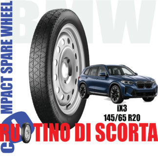Ruotino di scorta BMW iX3 ( G08 ) 5 Fori Ruota 145/65 R20 Da Anno 2020 Fino ad Anno 2026