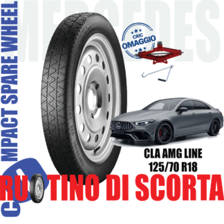 Ruotino di scorta Mercedes CLA AMG Line ( C174 ) 5 Fori Ruota 125/70 R18 Con Cric