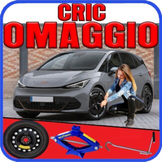 Ruotino di scorta Cupra Born 5 Fori Ruota 125/70 R19 Da Anno 2021 Fino ad Anno Oggi Con Cric