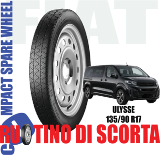 Ruotino di scorta Fiat Ulysse 5 Fori Ruota 135/90 R17 Da Anno 2022 Fino ad Anno 2026