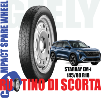 Ruotino di scorta Geely Starray EM-i ( 5x114,3 ) 5 Fori Ruota 145/80 R18