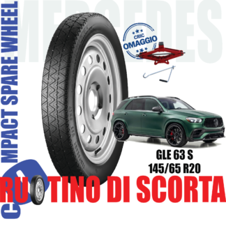 Ruotino di scorta Mercedes-AMG GLE 63 S 4Matic ( V167 ) 5 Fori Ruota 145/65 R20 Con Cric