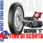 Ruotino di scorta Nissan Qashqai ( J12 ) 5 Fori Ruota 125/80 R17 Da Anno 2021 Fino ad Anno 2025 Con Cric