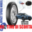 Ruotino di scorta Subaru Crosstrek 5 Fori Ruota 135/80 R18 Da Anno 2023 Fino ad Anno 2026 Con Kit Accessori Cric Chiave e Sacca