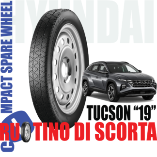 Ruotino di scorta Hyundai Tucson ( NX4 ) 5 Fori Ruota 125/70 R19 Da Anno 2020 Fino ad Anno 2024