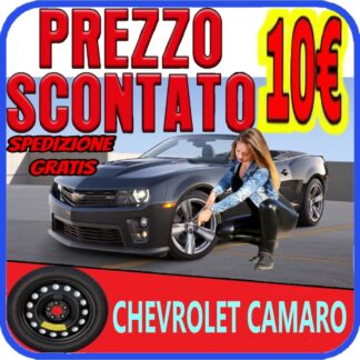Ruotino di scorta Chevrolet Camaro 5 Fori Ruota 125/70 R19 Da Anno 2016 Fino ad Anno Oggi