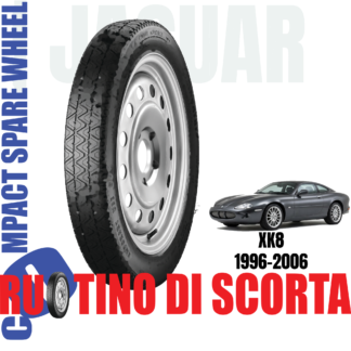 Ruotino di scorta Jaguar Xk8 ( X100 ) 5 Fori Ruota 145/80 R18 Da Anno 1996 Fino ad Anno 2006