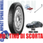 Ruotino di scorta Nissan 350Z ( Z33 )  5 Fori Ruota 125/80 R18 Con Kit Accessori Cric Crick e Chiave Da Anno 2002 Fino ad Anno 2009
