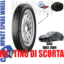 Ruotino di scorta Nissan 350Z ( Z33 )  5 Fori Ruota 125/80 R18 Con Kit Accessori Cric Crick Chiave e Sacca Da Anno 2002 Fino ad Anno 2009