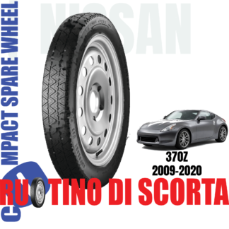 Ruotino di scorta Nissan 370Z ( Z34 ) 5 Fori Ruota 125/80 R18 Da Anno 2009 Fino ad Anno 2020