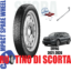 Ruotino di scorta Skoda Enyaq  5 Fori Ruota 125/80 R17 Con Kit Accessori Cric Crick e Chiave Da Anno 2021 Fino ad Anno 2026